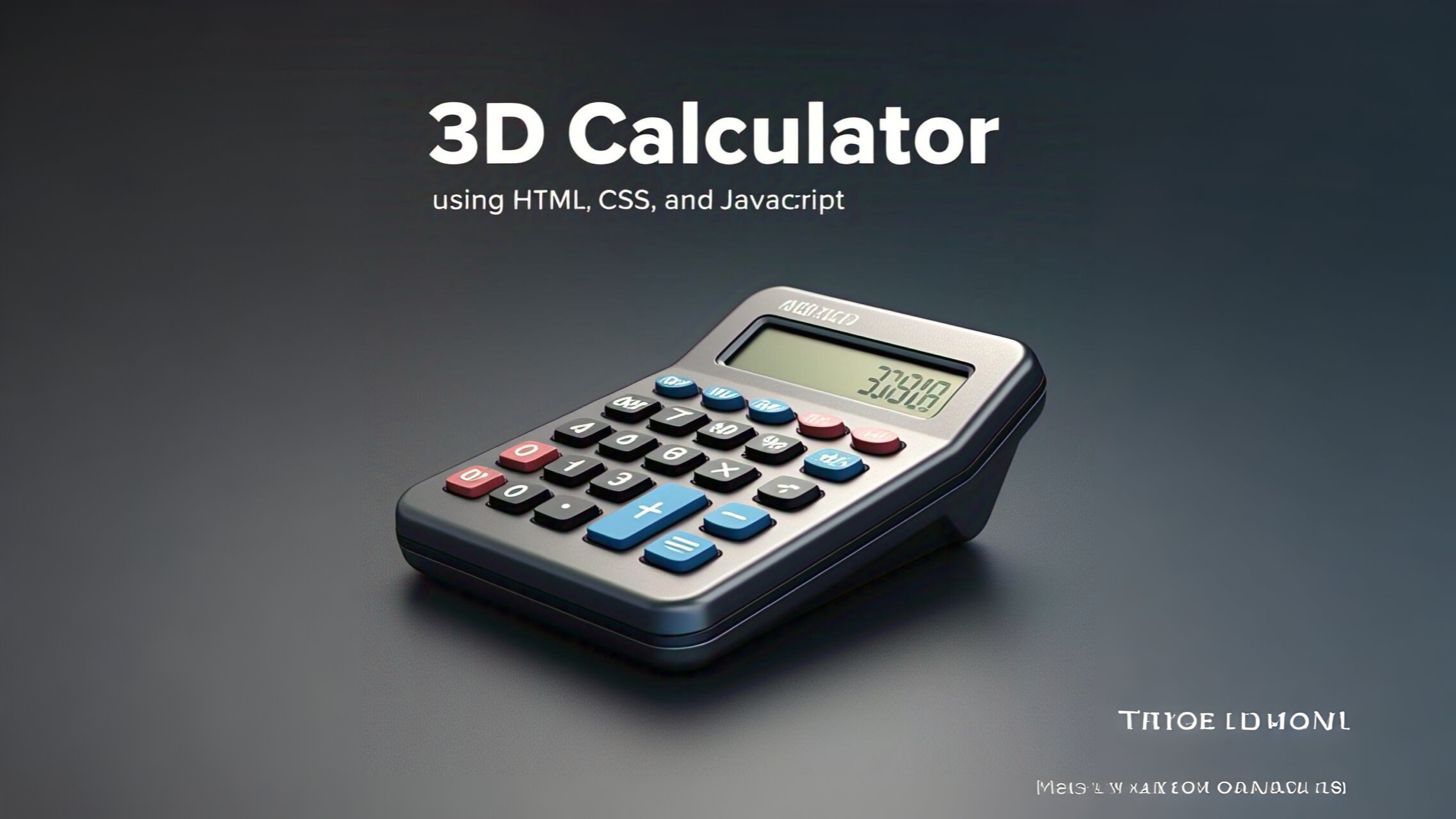 3D calculator