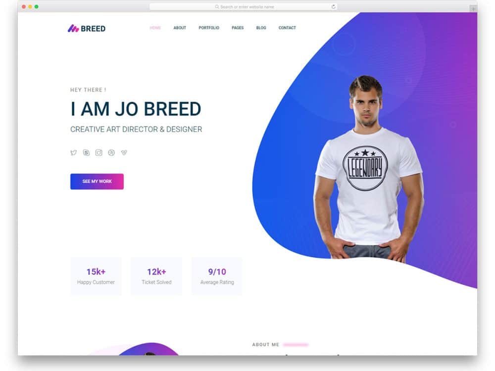 portfolio template